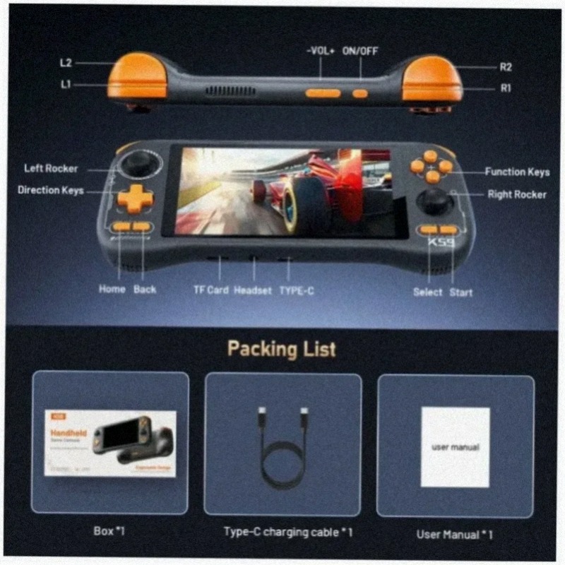 Портативная игровая консоль KI – обзор и цена Gaming Console Under 5000